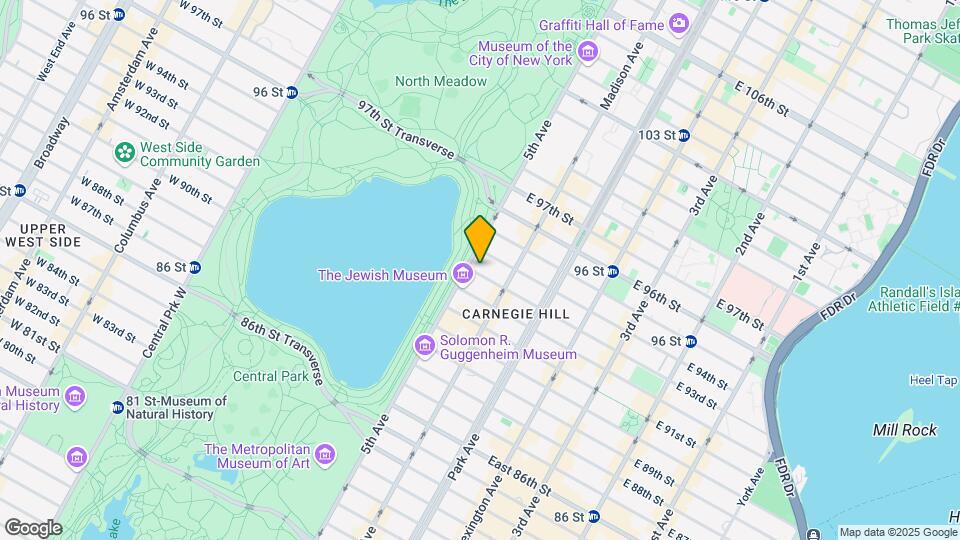 1 E 93rd St Map and Location Details