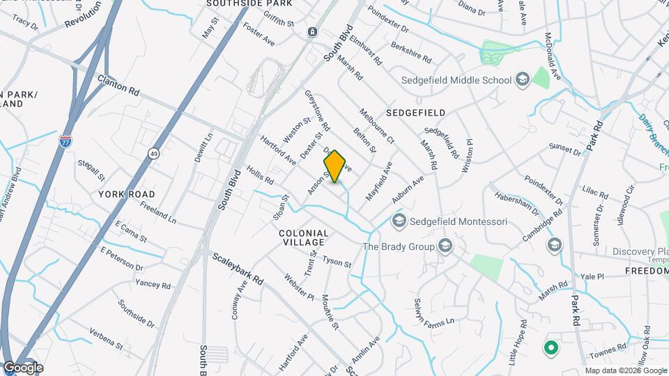 423 Hartford Ave Map and Location Details