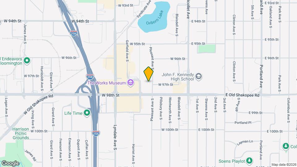 9720 Pleasant Ave S Map and Location Details