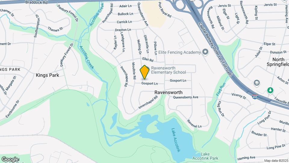 8016 Gosport Ln Map and Location Details