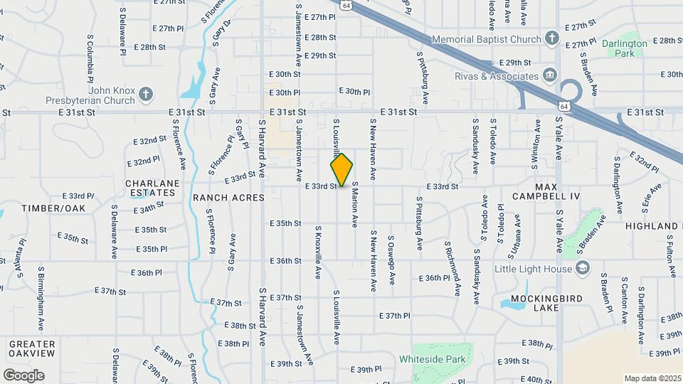 3307 S Louisville Ave Map and Location Details