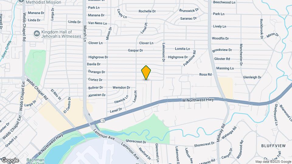 3932 Cortez Dr Map and Location Details