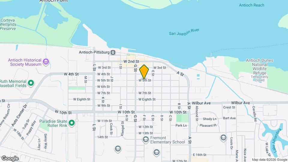 511 W 5th St Map and Location Details