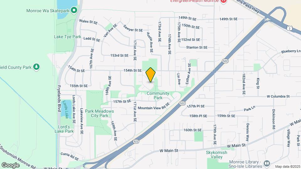 15524 Chestnut Dr SE Map and Location Details