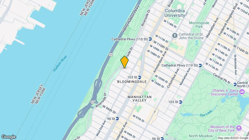 321 W 103rd St Mapa y Detalles de la Ubicación