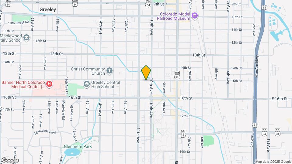 1014 15th St Map and Location Details