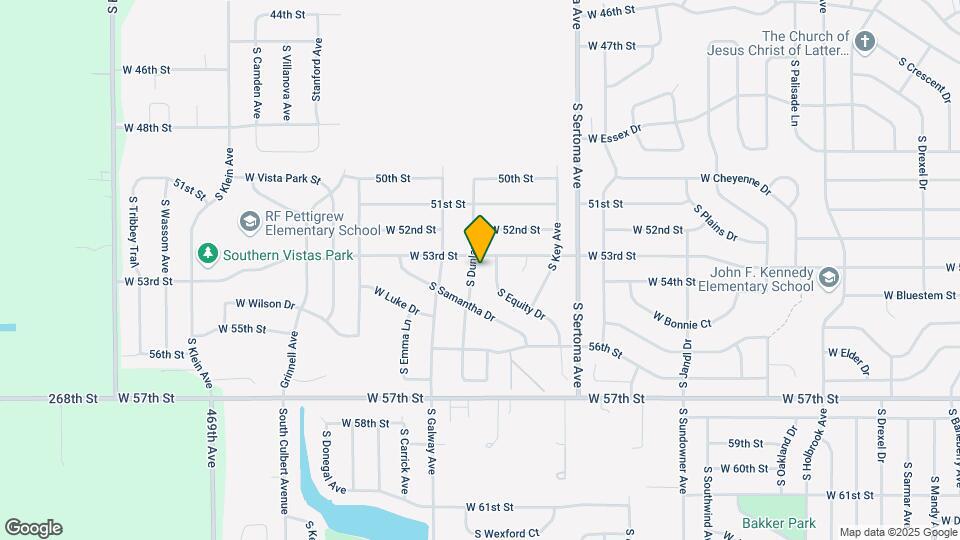 4604 S Dunlap Ave Map and Location Details