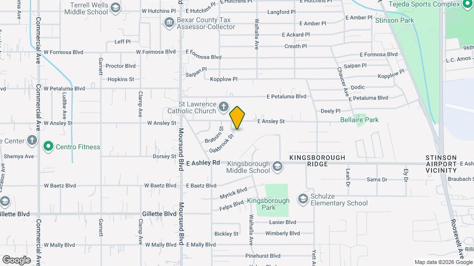 8816 Oakbrook St Map and Location Details