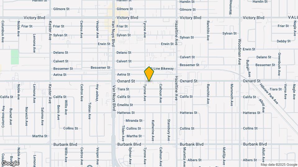 14248 Oxnard St Mapa y Detalles de la Ubicación