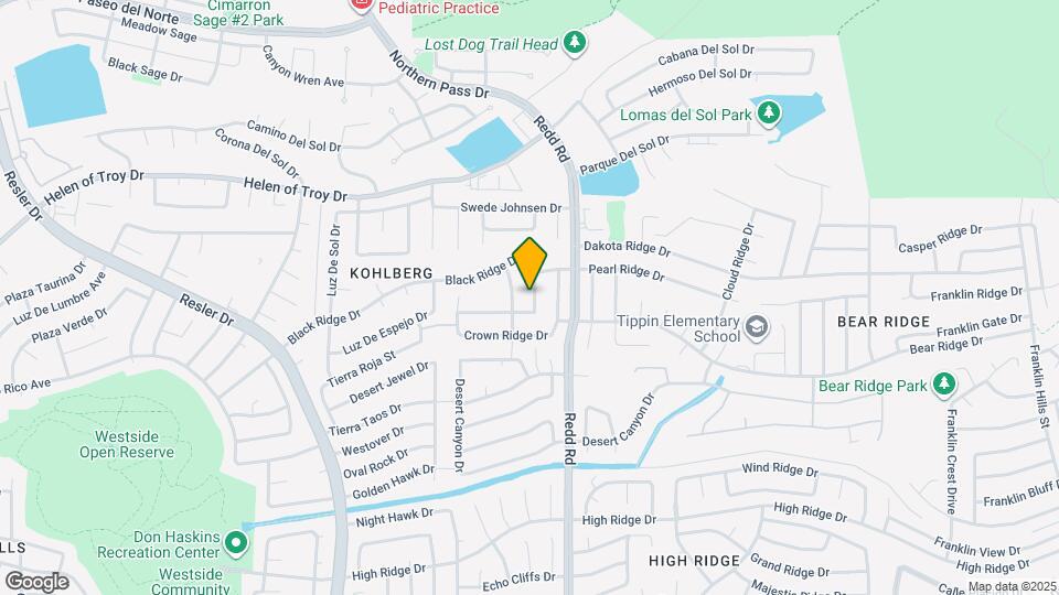 1409 Black Ridge Dr Map and Location Details