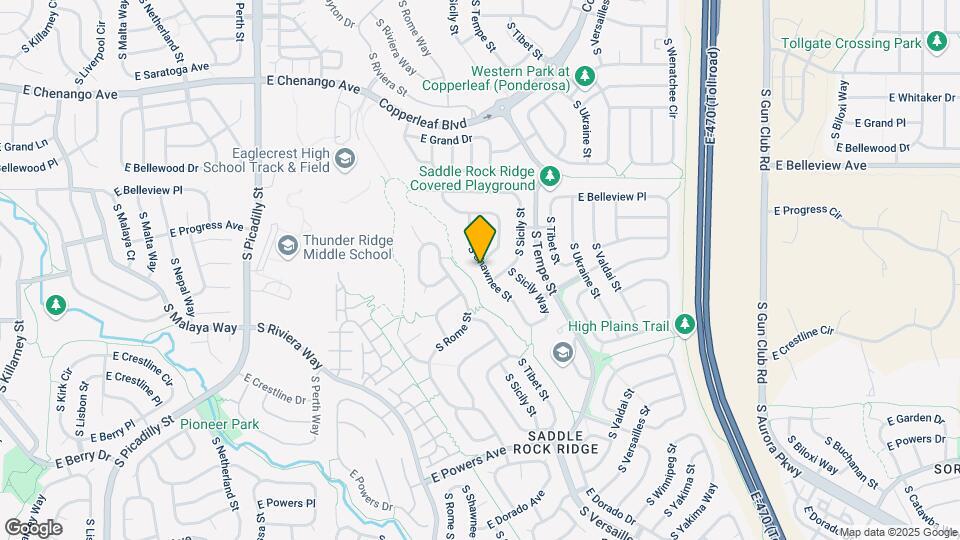 5255 S Shawnee St Map and Location Details