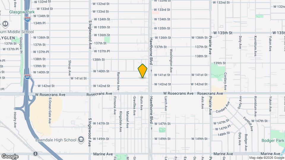 4438 W 141st St, Unit Apartment A Map and Location Details