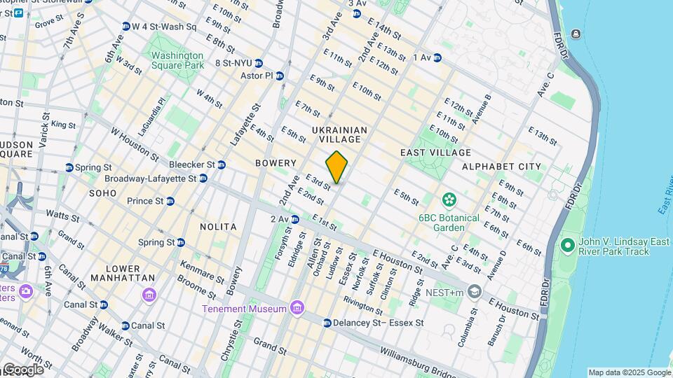 49 1/2 First Ave Mapa y Detalles de la Ubicación
