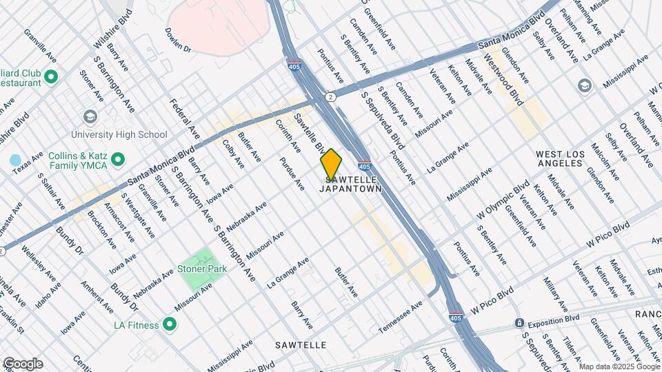1838 Corinth Ave Mapa y Detalles de la Ubicación