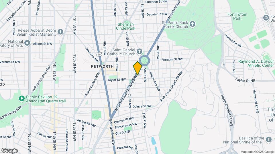 4107 New Hampshire Ave NW, Unit B Map and Location Details