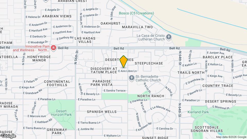 5946 E Aire Libre Ln Map and Location Details