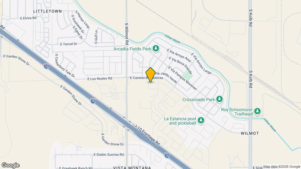 6466 E Paseo Alga Map and Location Details