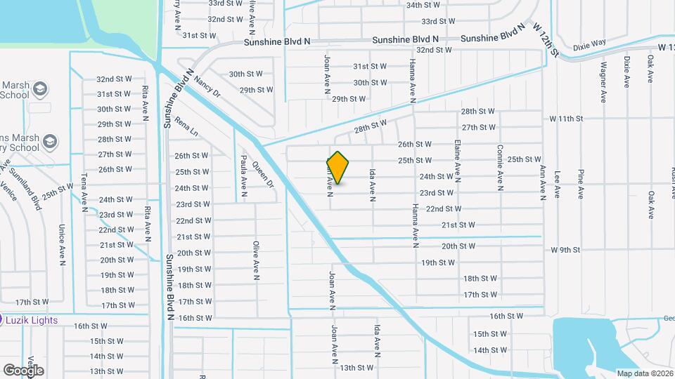 2916 23rd St W Map and Location Details