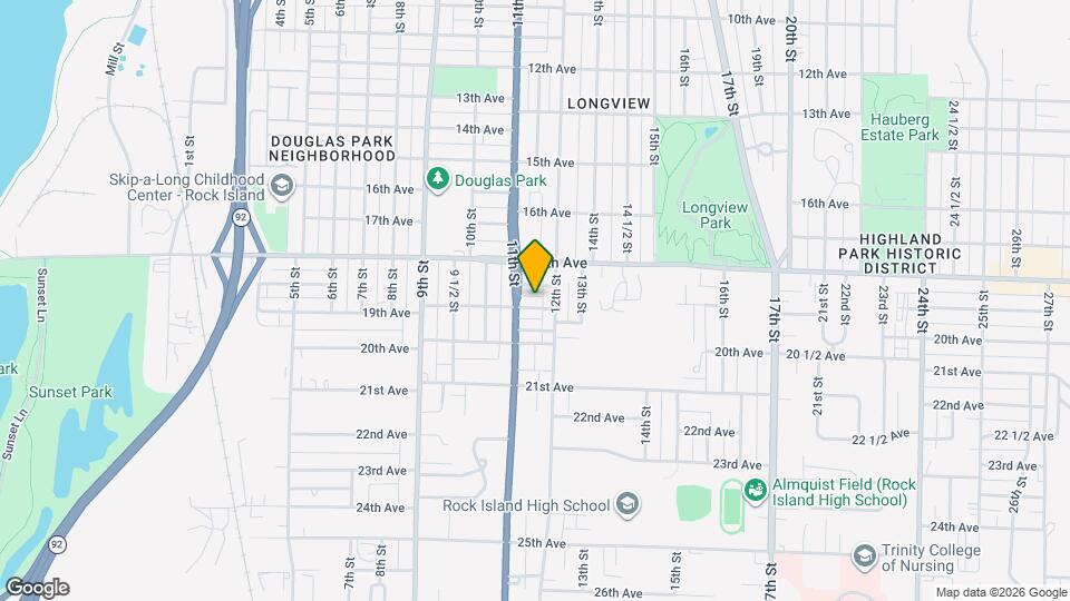 1117 19th Ave Map and Location Details
