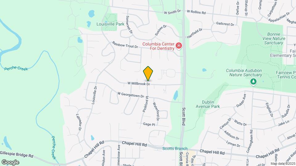 4515 W Millbrook Dr, Unit B Map and Location Details