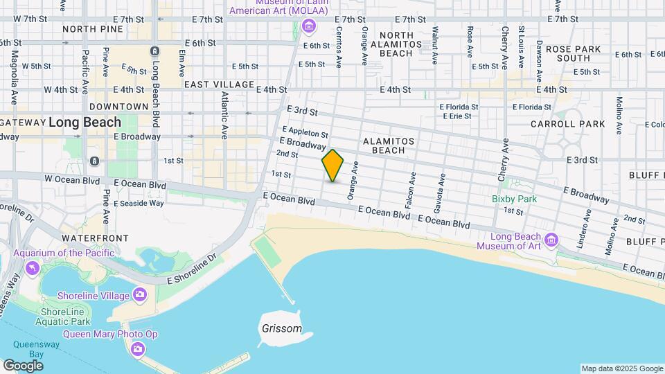 1116 E 1st St Mapa y Detalles de la Ubicación