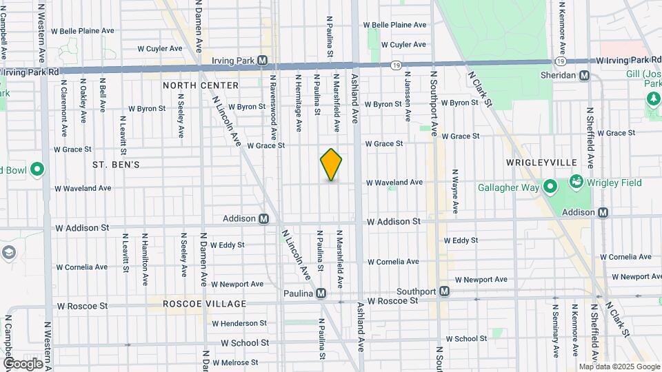 1641 W Waveland Ave Mapa y Detalles de la Ubicación