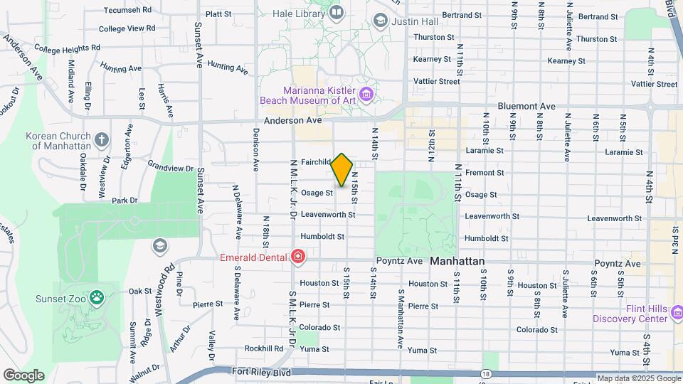 326 N 16th St Map and Location Details