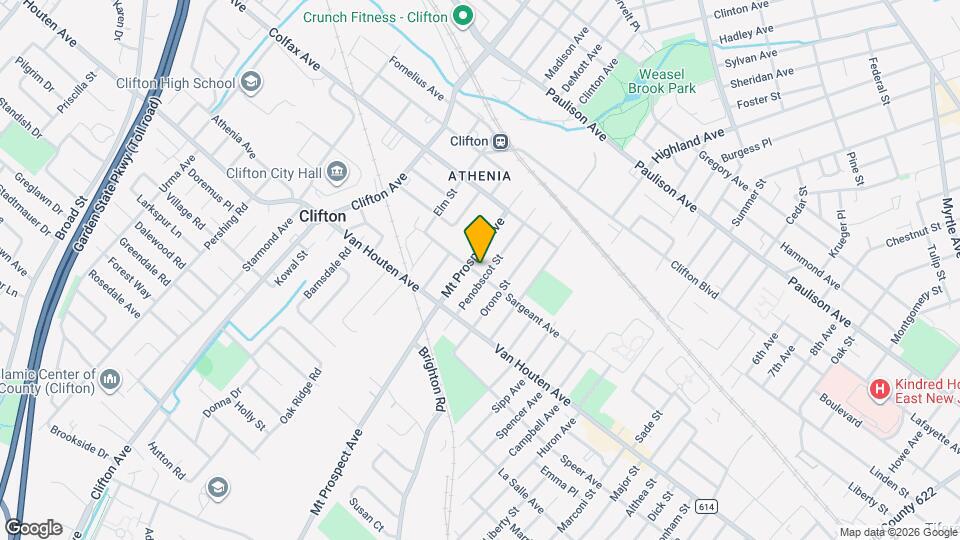 126 Sargeant Ave Map and Location Details