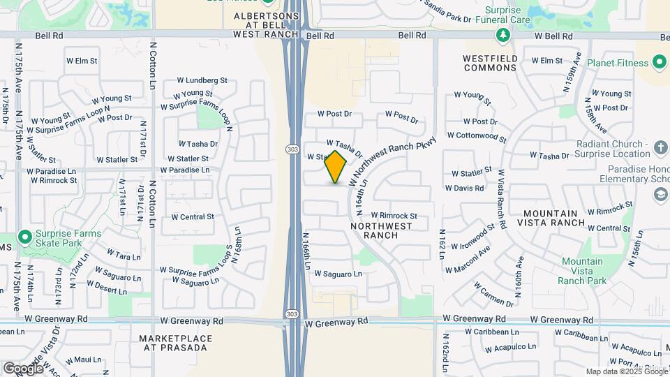 16575 W Paradise Ln Map and Location Details