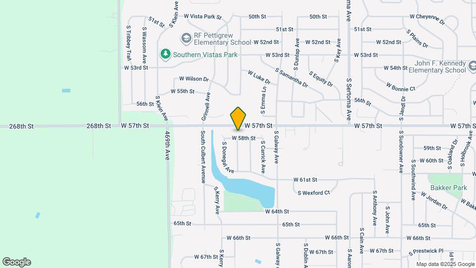 7408 W 58th St Map and Location Details