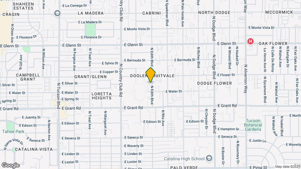2525-2533 N Edith Blvd Mapa y Detalles de la Ubicación
