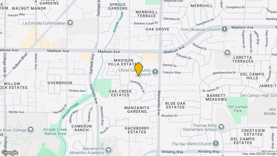 5128 Greenberry Dr, Unit 5128 Greenberry Drive Map and Location Details