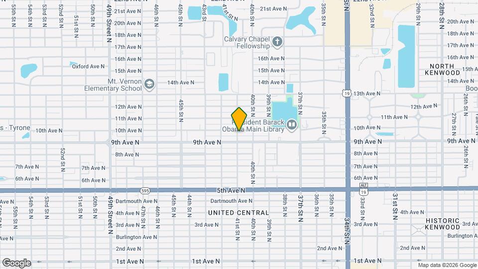 4062 10th Ave N Map and Location Details