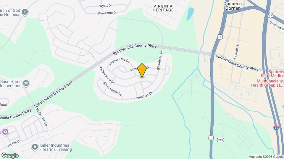 5213 Yellow Birch Dr Map and Location Details