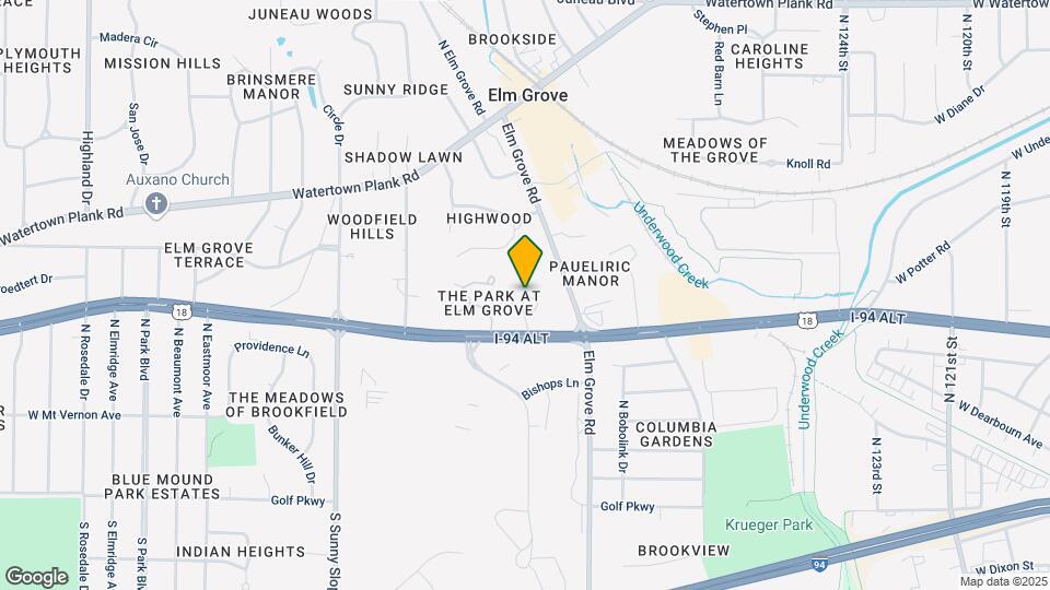 13360 W Bluemound Rd Map and Location Details
