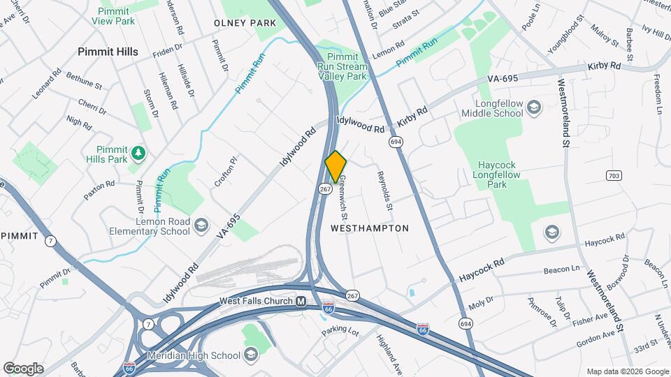 2046 Greenwich St Map and Location Details