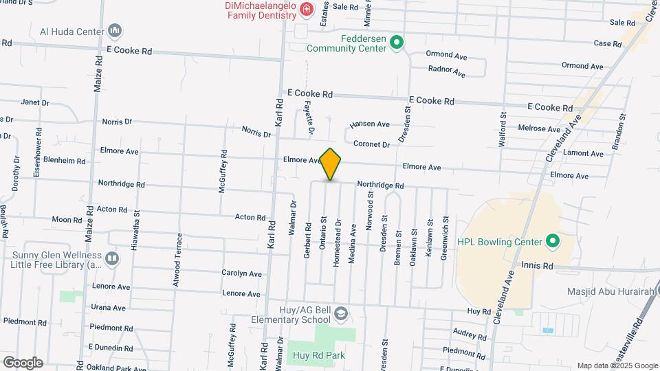 1531 Northridge Rd Map and Location Details