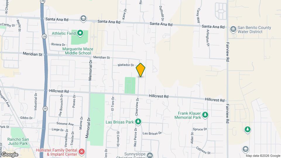 631 Clearview Dr Map and Location Details