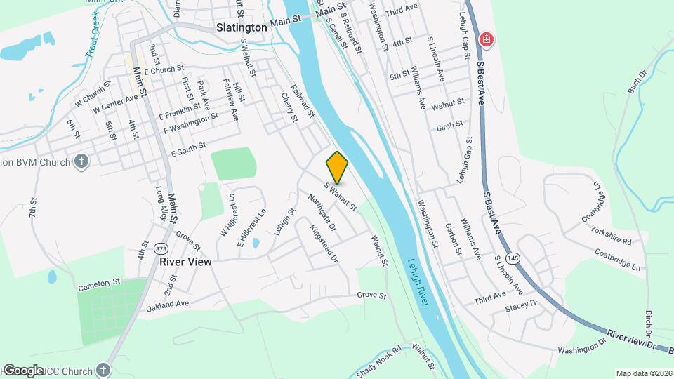 485 S Walnut St Map and Location Details