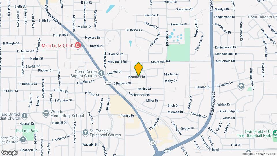 1927 Montrose Dr Map and Location Details