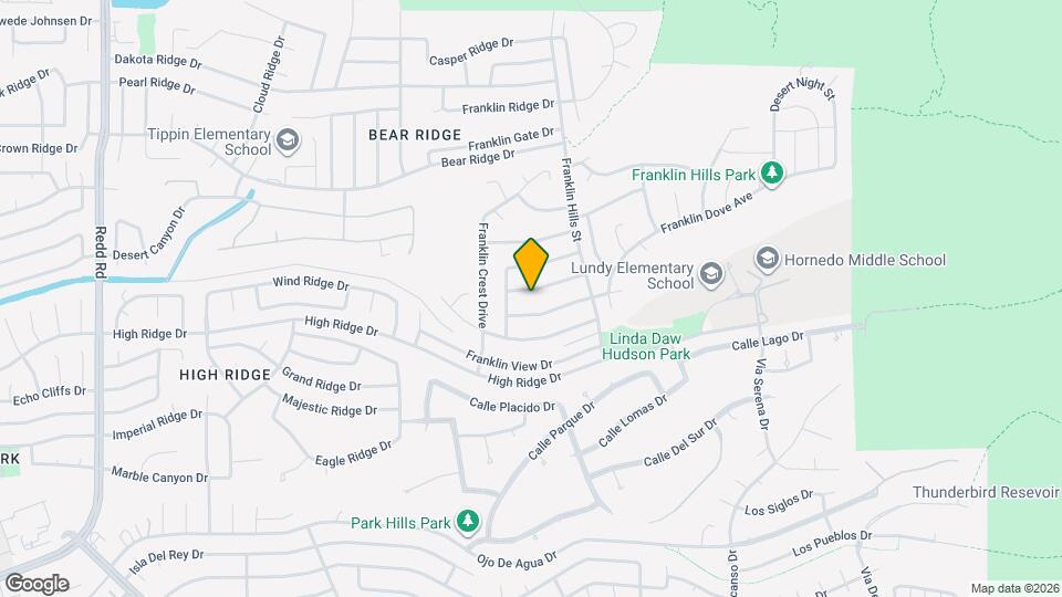 6332 Franklin Vista Dr Map and Location Details