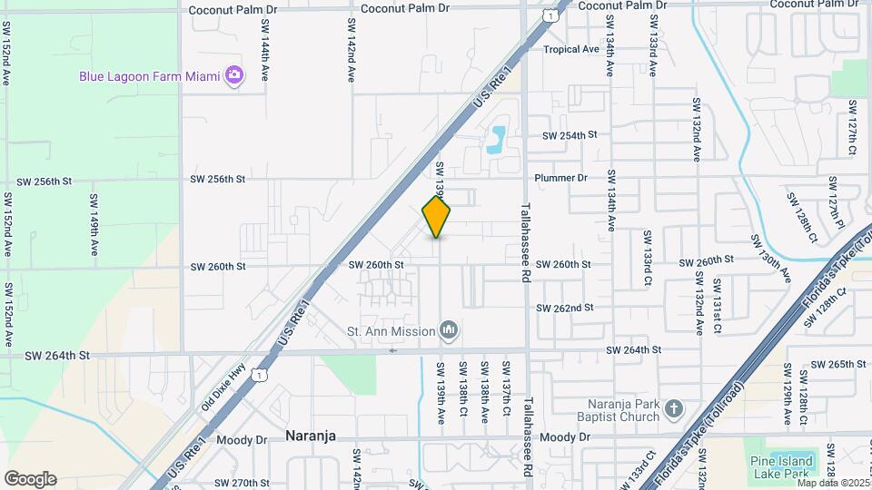 25877 SW 139th Ct Map and Location Details