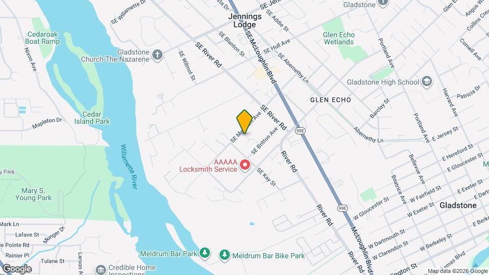 4900 SE Meldrum Ave Map and Location Details