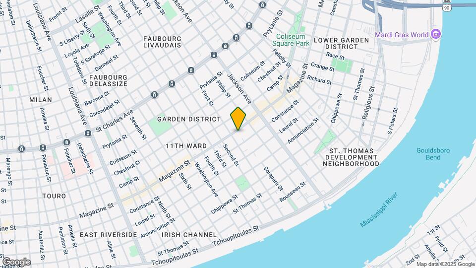2348 Magazine St Mapa y Detalles de la Ubicación
