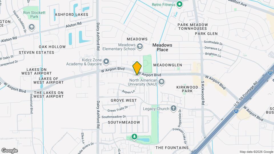 12227 Meadowglen Dr Map and Location Details