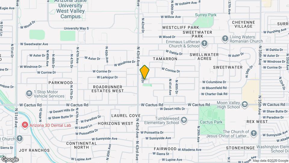12425 N 42nd Dr Map and Location Details