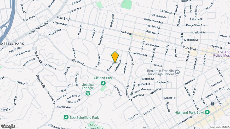 4906 Mendota Ave Mapa y Detalles de la Ubicación