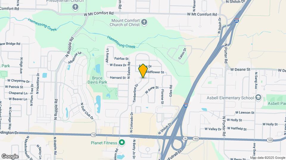 3191 W Oakfield St Map and Location Details