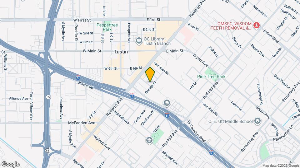 1097 Bonita St Map and Location Details