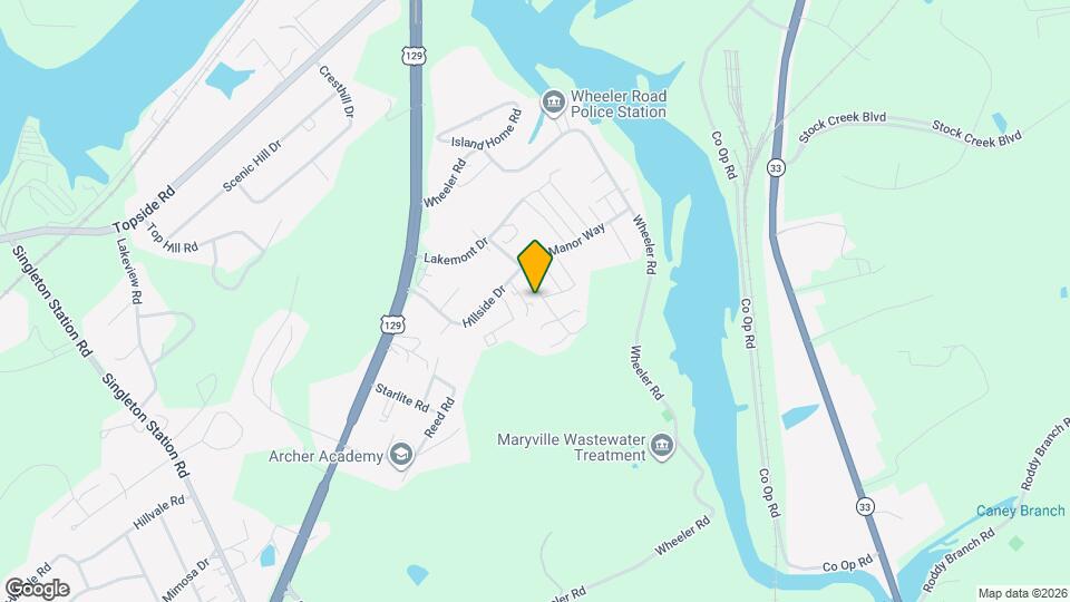 914 Warrior Hill Dr Map and Location Details